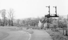 "Semafory ramienne", 1989, okolice stacji Jelenia Góra. Fot. J. Szeliga....